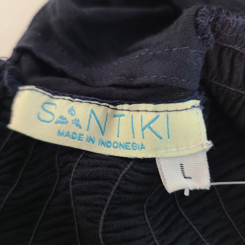 NWT Santiki Lexi Tank Sundress Ombre Blue White Boho Beach Adjustable Sz Large - Picture 3 of 10